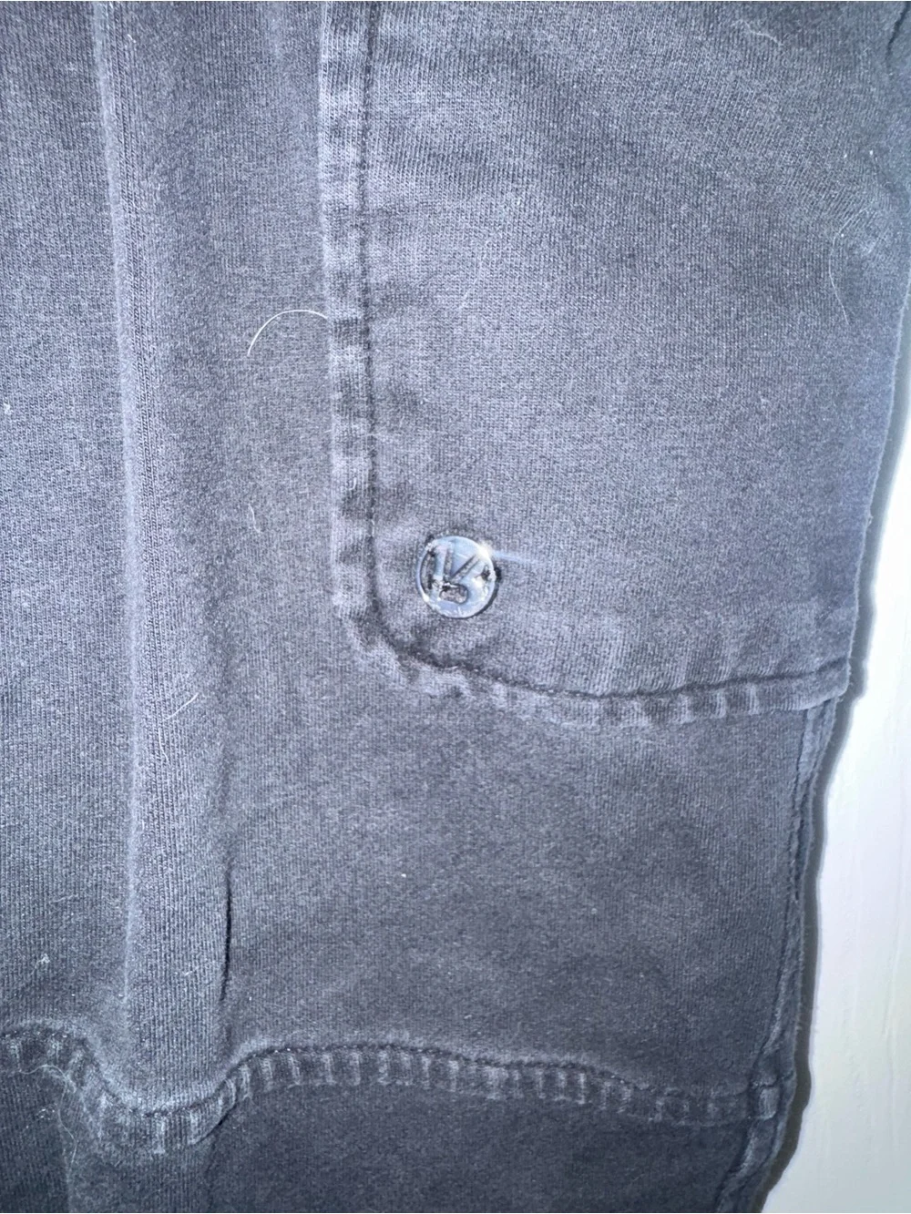 Buff Bunny Black Cargo Jogger Pants - Elastic Waist